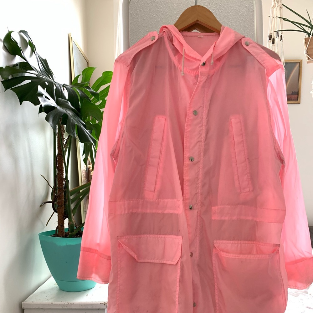 Vintage Pink Raincoat